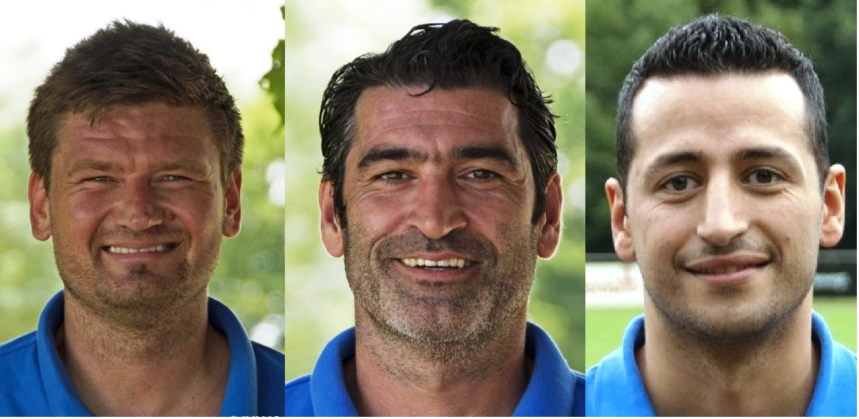 Trainerteam des SC H, Janusz Malcherczyk, Oliver Rath, Hosain Tahiri